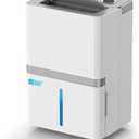 HUMILABS 5000 Sq.Ft Dehumidifier for Basement and Home, 75 Pints Dehumidifier with Drain Hose, Smart Humidity Control, 24H-Timer, for Bedroom, Bathroom, Large Room