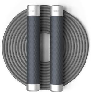 PROIRON Jump Rope Double Weighted Skipping Rope 360 Swivel Ball Bearings Tangle-Free Double Fat Burning with Aluminum Handle Heavy Jump Rope for Endurance Weight Lose Crossfit MMA Cardio & Workouts