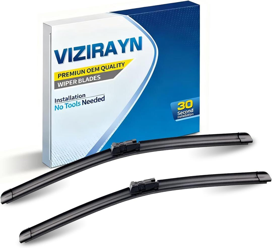 2 pcs 26" 21" Front Windshield Wiper Blades, VIZIRAYN Replacement for Lexus RX350/RX450h 2016-2023,(Pack of 2) OEM Quality, All-Season