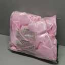 Large Wedding Pew Bows with Long Tails 12 x 29.5 Inch Wedding Aisle Decorations Bows Satin Ribbon Background Decor for Bridal Shower Reception Ceremony (Pink,12 Pcs)