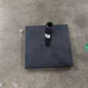 45lbs Patio Umbrella Base - Heavy Duty Outdoor Patio Market Umbrella Stand for Deck, Poolside, Balcony, Wind-Resistant Design,Black