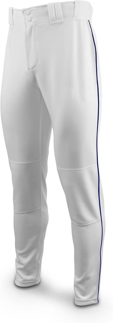 Marucci - EXCEL Double-Knit Piped Pant White/ Navy Blue (MAPTEXLPIP-W/ NB-YXL)