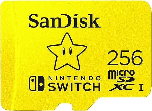 SanDisk 256GB microSD Card, Licensed for Nintendo-Switch - Made for Nintendo-Switch 1, OLED, and Lite - SDSQXAO-256G-GNCZN