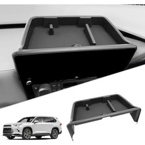 SKTU for 2024 2025 2026 Toyota Grand Highlander Dashboard Organizer 2024 2025 2026 Grand Highlander(Hybrid) Behind Screen Organizer 2024 2025 2026 Grand Highlander Accessories with Sunglasses Holder
