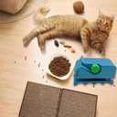 4 x Wlizyzfhy Cardboard Cutter for Cat Scratchers,3D Printed Kitten Shaped Cardboard Handheld Cutter Tool, for Cat Lovers-Green