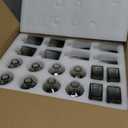 Glasseam Bud Vases in Bulk 40: Green Glass Vases for Centerpieces Cute Small Vases for Flowers Mini Decorative Tiny Centerpiece Table Decor Wedding Party Dining Room Decoration