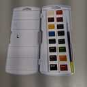 Prang Semi-Moist Watercolors 16-Color Half Pan Set
