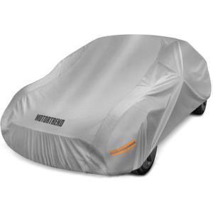 Motor Trend SafeKeeper Heavy Duty Car Cover Waterproof All Weather, Multi-Layered Truck SUV Car Cover for Snow Rain Sun UV Protection, Full Exterior Car Covers for Automobiles (Fits up to 170" Length)
