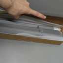 MYshade No-Drill Cordless Horizontal Mini Blinds – 38" W x 72" H Tool-Free Inside Mount Window Blinds with 1" Vinyl Slats, Light Filtering & Privacy, Child & Pet Safe, Gray