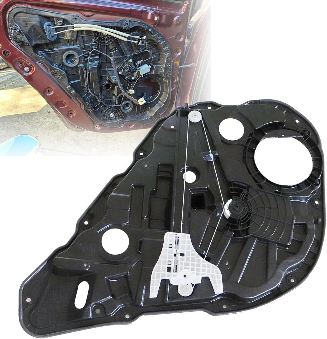 SecosAutoparts Rear Left Side Power Window Regulator w/o Motor Compatible with Kia Optima 2016-2021 Replace# 83471-D4000 83471-D5000 83471D4000 Rear Driver Side Window Regulator