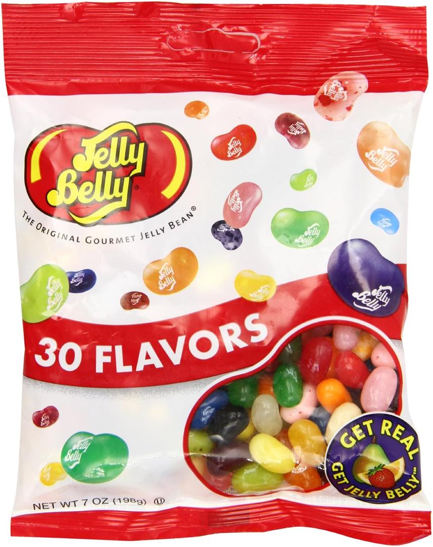 Jelly Belly Thirty Assorted Flavor Jelly Beans, 7 Ounce (EXP 06/10/27)