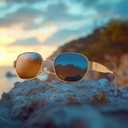 Polarized Sunglasses Women Men Trendy Hexagonal Metal Frame UV Protection