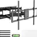 Mount-It! Heavy Duty XXL Full Motion TV Wall Mount for Extra Large TVs, max VESA 900x600, Holds up to 264lb, Swivel Tilt Extension Adjustable TV Mount for 60" 65" 75" 80" 85" 90" 98" 100" 115" 120 in