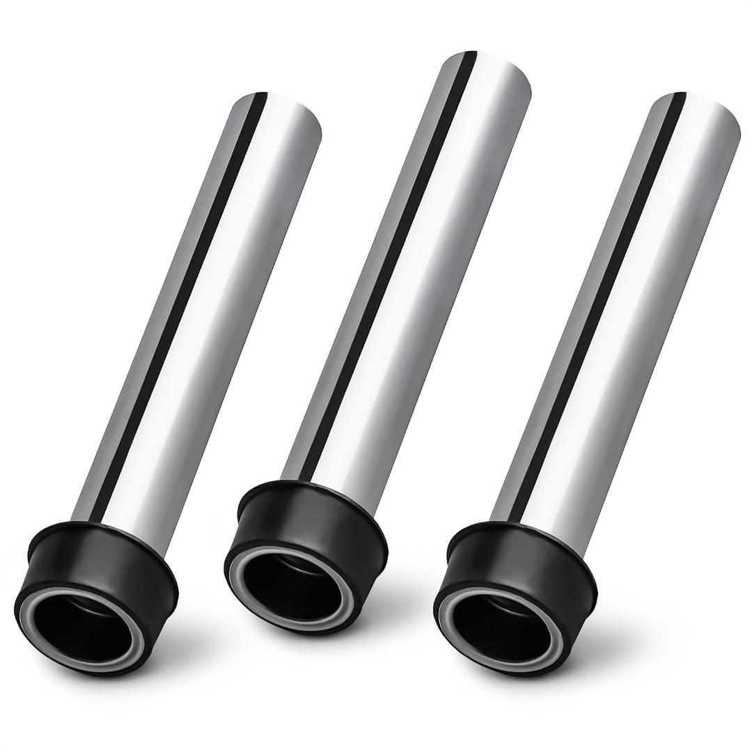 Set of 3 Bar Sink Stopper - 7.48 x 1.75" (LxD) Bar Drain Stopper Pipe for Standard Sinks, Lightweight and Simple to Use, Rust Resistant - Good for Bar and Kitchen, Suitable for Home and Commercial Use