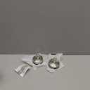 YOHOM Stainless Steel Vacuum Suction Cup Bathroom Shower Holders - Removable Towel Rack, Bathrobe and Loofah Hooks with Brushed Finish (Silver)