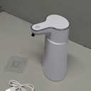 M9 Automatic Soap Dispenser, Touch-Free Foam Dispenser, Wall Mount or Desktop, 2-in-1 for Soap and Sanitizer, White