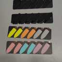 minihope 12 Pieces Soft Hair Clips Hair Setting Clips Flat Clips for Hair 12 Count, Light 