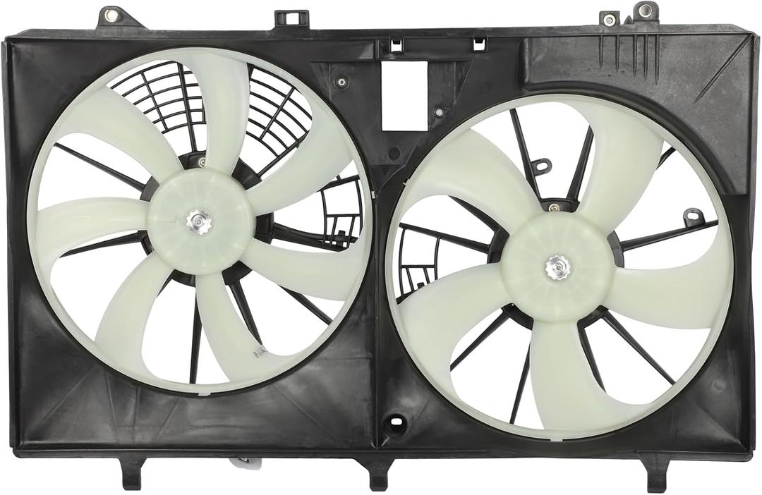 SCITOO Engine Radiator Condenser Cooling Fan Assembly Compatible with Toyota & for LX Models, for Sienna 2011-2016, for RX350 2010-2015, OE Number: 621-530 622670