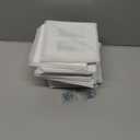 ABBOTECH 2-Gang Screwless Decorator Wall Plates, Child Safe Standard Size Outlet Cover, Unbreakable Polycarbonate Thermoplastic, Glossy White,20 Pack,UL Listed