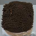 Yimobra Bathroom Rugs Sets 2 Piece, Soft Absorbent Chenille Bath Mat and U-Shaped Toilet Rug, Non Slip Machine Washable Quick Dry, Plush Shower Rugs for Bathroom Floor, 24"x17"+24"x20", Brown