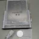 HIEEY Lighted Makeup Mirror, Hollywood Vanity Mirror with Lights, Three Color Lighting Modes, and 5X Magnification Mirror, Smart Touch Control, 360 Rotation (17.3in, White)