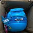 Rockland Jr. Kids' My First Hardside Spinner Luggage, Carry-On, Shark, 17"