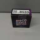 Disco Dance Button with 5 Songs Funny Buttons for Party Supply Desk Toys for Office Coworkers Adults Gag Gifts