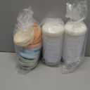 VITEVER [16 Pack] 4 oz Small Containers with Lids, Reusable Plastic Jars for Snack and Puree, Salad Dressing Container to Go, Deli Containers, Freezer Baby Food Containers, Dishwasher Safe, BPA Free