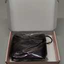 REECHO Clip in Hair Extensions, 4PCS Hair Extensions 24" Thick Long Beach Waves hair extensions HE003 Invisible Lace Weft Natural Soft Hairpieces for Women (Black to Burgundy Ombre)