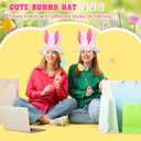 Glitopper Bunny Ear Top Hat Bunny Ears Rabbit Hat for Women Cute Rabbit for Carnival Easter Halloween Party Cosplay Accessory