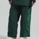 GSOU SNOW Women Men Ski Pants Snowboard Pants Super Baggy Snowboarding Loose Snow Sport Insulation Waterproof Windproof, Size L