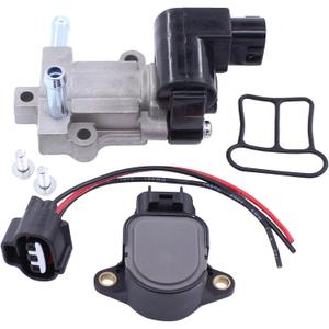 MOTOKU IAC Idle Air Control Valve & Throttle Position Sensor TPS w/Connector Wire Harness for Toyota 4Runner 2000 Tacoma 2000-2004