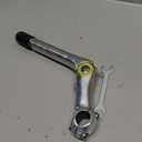 Quill Stem Adjustable 25.4mm, 22.2mm Alloy Alum 110mm -for Beach Cruisers, MTB's, and Gas Powered Bicycles- Silver