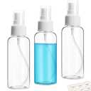 ZEJIA 3 Pack Small Spray Bottle, 2.7oz/80ml Travel Spray Bottle, Empty Fine Mist Spray Bottles, Refillable Mini Spray Bottles with Labels