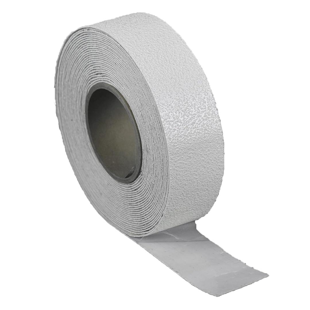 Reflective Pavement Marking Tape Slip-Resistant and Durable, Heavy-Duty Rubber Base for Outdoor Applications, Perfect for Driveways, Walkways, and Parking Areas (White, 2 Inch X 36 Feet)