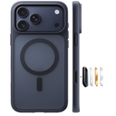 TORRAS Magnetic Shockproof for iPhone 17 Pro Case, Camera Control, Fit for MagSafe, Military-Grade Protection, Translucent Slim Case for iPhone 17 Pro Phone Case Anti-Fingerprint, Deep Blue