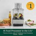 Cuisinart Food Processor, 14-Cup Vegetable Food Chopper for Mincing, Dicing, Shredding, Puree & Kneading Dough, 720-Watt Motor, Stainless Steel, DFP-14BCNY