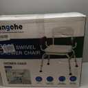 Shower Chair for Inside Shower - Swivel Shower Chair for Elderly and Disabled - Heavy Duty Shower Seat Bathtub with Arms for Handicap, HDB-788A