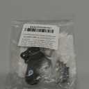 QCAA Solid Brass Dutch Door Bolt, 4", Matte Black, 1 Pack, Made in Taiwan
