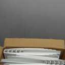 Basic 3 Ring Binder -1 or 1/2'' Binders with Roung Ring Binder, Large 100/200 Sheet Capacity, Fit 8.5" x 11" US Letter Size Paper, 12 Pack White (0.5'' White - 12 Packs)