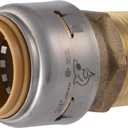 SharkBite Max 3/4 Inch MNPT Adapter, Push to Connect Brass Plumbing Fitting, PEX Pipe, Copper, CPVC, PE-RT, HDPE, UR134A