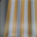 Yellow and White Striped Melamine Serving Tray – Rectangular Decorative Platter for Parties, Outdoor Dining, Breakfast in Bed, and Home Decor
