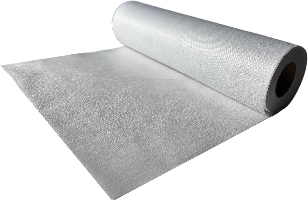 Medium Weight Fusible Interfacing, White Non-Woven Polyester, 12 Inch x 30 Yard Roll, Heat-Activated Single-Sided for Sewing, Crafts, Collars, Waistbands