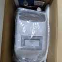 Giraffe Tools Heavy Duty Retractable Hose Reel, 130FT 1/2 Inch Automatic Rewind Garden Hose Reel with Flexible Swivel Base, Ground Mount for Lawn, Patio, and Concrete Floor