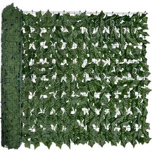 DOPGIB Artificial Ivy Privacy Fence Screen, 128 "x 48" (43 Sqft) Anti-Ultraviolet Artificial Hedge Grass Wall, Used for Indoor and Outdoor Green Background, Garden Greening Decoration