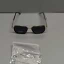 SODQW Tangle Free Aviator Sunglasses for Women Polarized Square Frame With UV400 Protection Sun Glasses for Driving (Gold/Black/Black Grey)