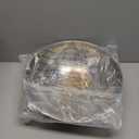 YOSUKATA Wok Lid 12.8 In for 13.5-In Wok - Premium Stainless Steel Cover with Tempered Glass Insert Steam Holes and Ergonomic Handle - Durable Stainless Steel Accessories - Dishwasher-Safe (32.5 cm)