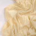 DeZerlor Champagne Gold Cheesecloth Table Runner 12 Pack Spring Easter Table Runners Boho Gauze 120 Inches Champagne Cheese Cloth Table Decor for Wedding Bridal Baby Shower Parties