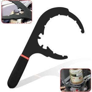 61090 Diesel Fuel Filter Wrench for Davco Steel Filters Separator 5'' Oil Filter Removal Tool Pickup Trucks Diesel Engine Filters Spanners