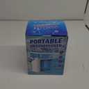 2200mAh Portable Air Conditioner, Rechargeable 3 Wind Speeds USB Personal Mini Air Conditioner & Large water tank, Quiet Evaporative Air Cooler & 7 Color Light Portable Ac Unit Fan for Office Bedrooom